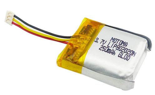 500 vezes 250mah Mini Lithium Ion Battery 8*20*20mm para o perseguidor do animal de estimação 0