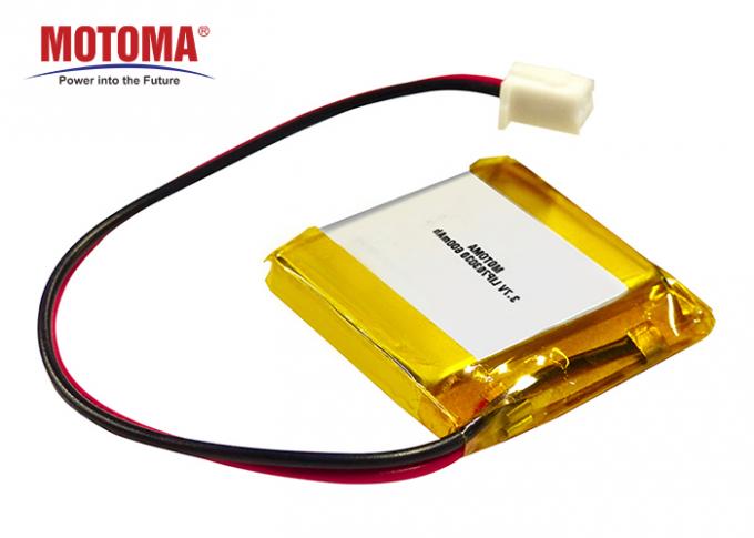 Baterias lisas de Lipo Motoma, l&iacute;tio Ion Battery 3,7 V 600mah para o mineiro Lamps 0