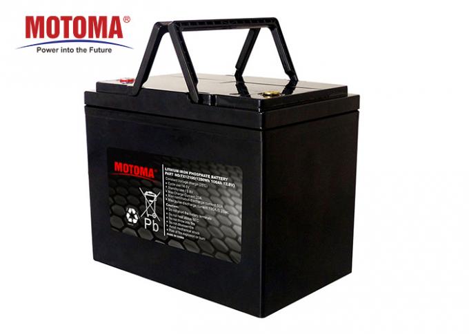 Baterias solares do fosfato recarregável profundo do lítio da bateria Lifepo4 12v 100ah do ciclo 0