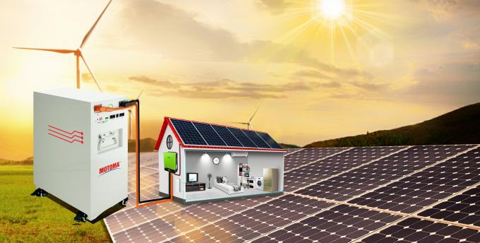 Fora da bateria de lítio das energias solares da grade, bateria de 51.2V 150ah lifepo4 1