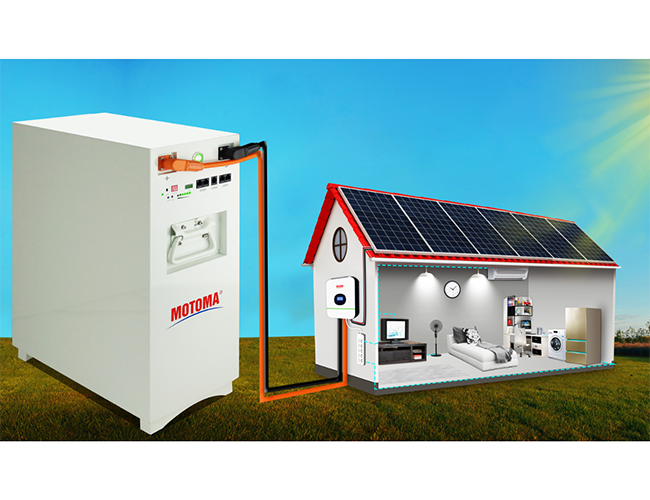 bateria de 51.2V 200Ah LiFePO4, baterias de lítio de MOTOMA para os painéis solares 1