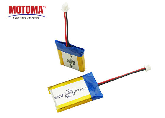 Bateria de lítio médica recarregável, bateria de MOTOMA 3,7 V 300mah Lipo