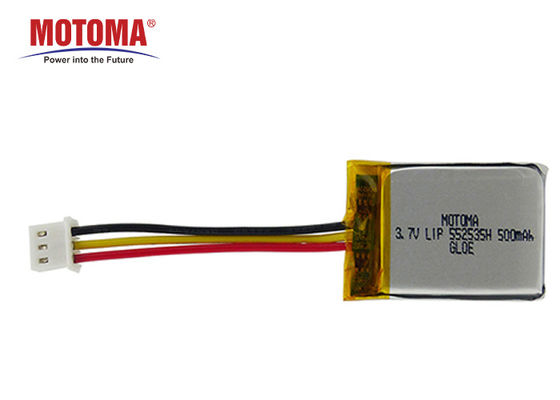 bom preço Tempo de alta temperatura da prateleira de 1 ano 500mah da bateria 552535 do perseguidor de GPS da frota on-line