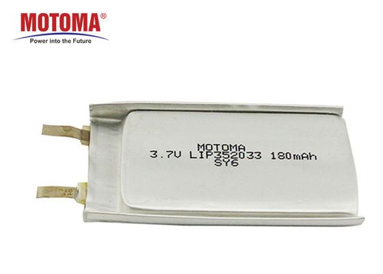 O lítio Ion Rechargeable Battery UN38.3 do perseguidor 3.7V 180mAh de GPS aprovou