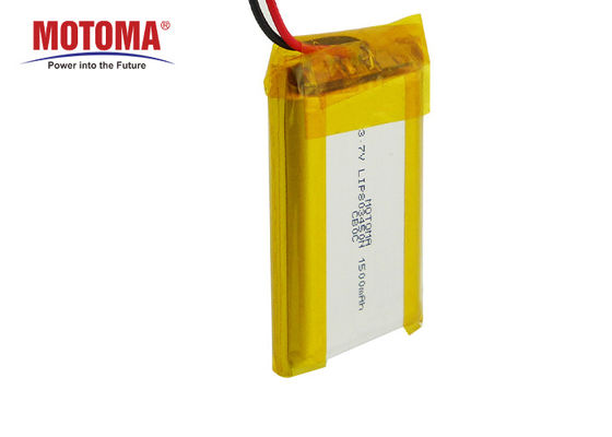 Bateria do perseguidor 3.7V 1500mAh 803450 Lipo do OBD com baixa resistência interna