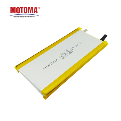 Bateria do polímero do lítio do UL 3.7V 4000mAh para o equipamento médico