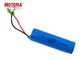 Lítio cilíndrico Ion Battery da bateria 3.7V 2200mah do lítio de MOTOMA LCR18650