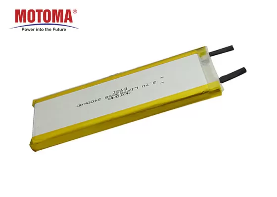 qualidade Vida personalizada de Ion Battery Pack Deep Cycle do lítio de 3400mAh 3,7 V para o dispositivo de IOT fábrica